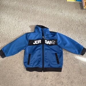 Jordan Blue and Black Zip-Up Jacket